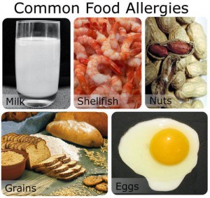 Beberapa makanan yang sering menyebabkan alergi