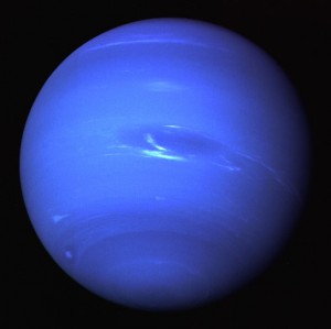 Foto Neptunus diambil dari pesawat ruang angkasa Voyager tahun 1989.